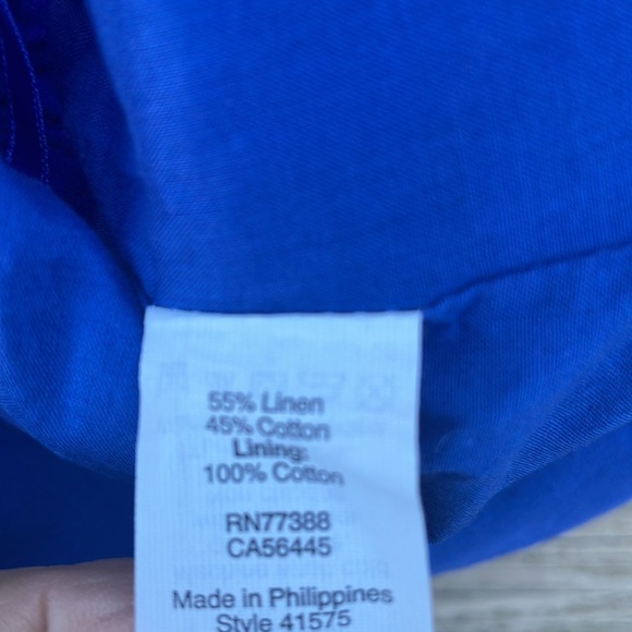 J Crew Paper Bag Linen Blend Skirt - Picture 5 of 6